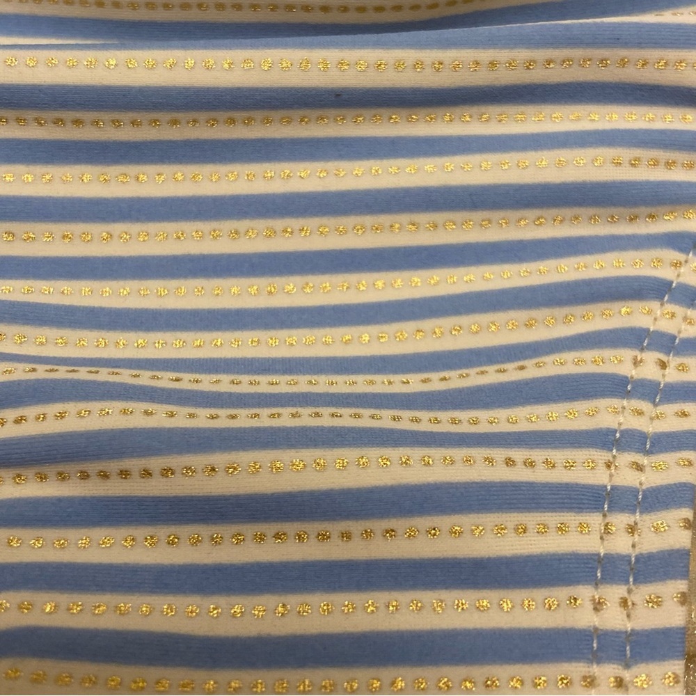 Betsey Johnson Preppy Hipster Swimwear Bottoms Size Medium Horizontal Stripes - Picture 5 of 8